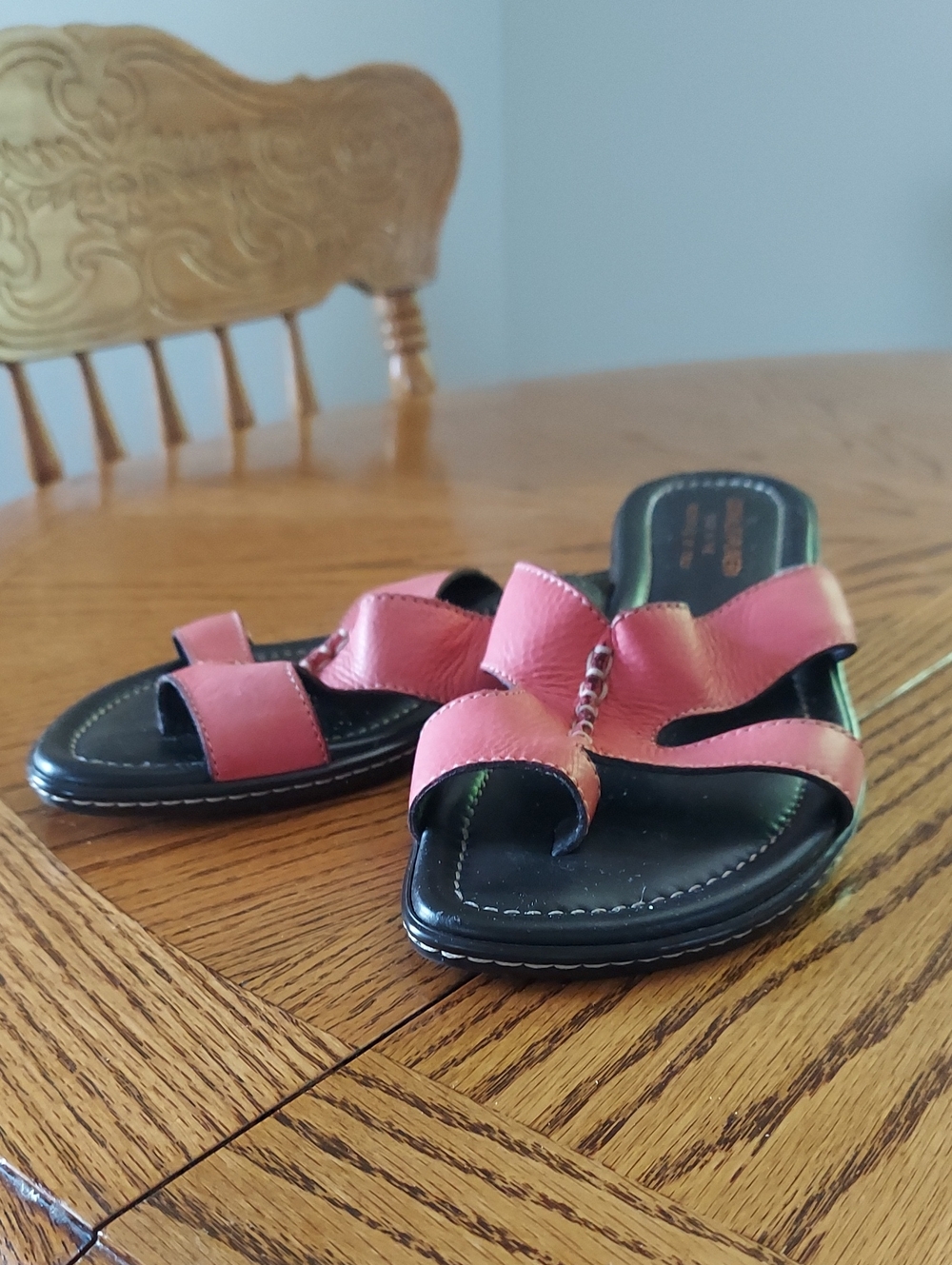 Donald J. Pilner Glair Pink Slip-On Sandals